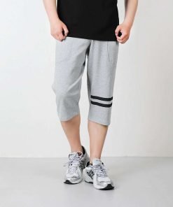남자 7부 2선 빅사이즈 트레이닝 팬츠 M~4XL