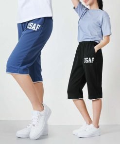 여자 7부USAF M~4XL 여름 트레이닝팬츠