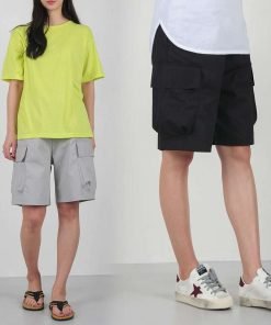 여자 코튼5부건빵 M~4XL 빅사이즈 카고팬츠