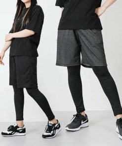 여자 5부 레깅스반바지 저지 트레이닝반바지 레깅스