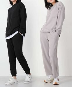 여자 레이스판 티셔츠 조거팬츠 와이드팬츠 트레이닝세트