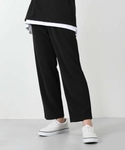 여자 레이스판 와이드 베이직 와이드팬츠