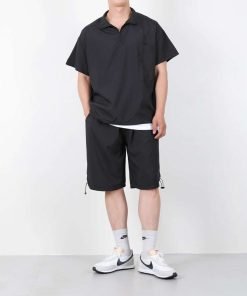 남자 우븐 포켓아노락 상하의세트