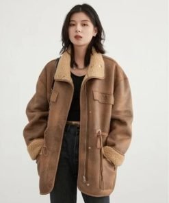 칼라넥 에코 스웨이드 자켓 39F7737