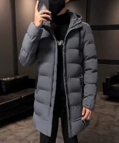 롱 다운 재킷 패딩 블랙