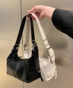 나일론 스몰 숄더백 45064 black