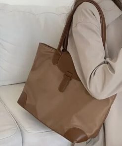 프린티드 나일론 스몰 토트백 8947YAA  ivory