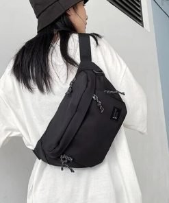 힙색 소프트 벨트백 black
