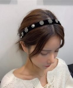 로고 장식 리본 앤티크 멀티 헤어밴드
