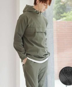 벤티브 기모남자 우븐후드아노락 M~4XL 빅사이즈 트랙자켓