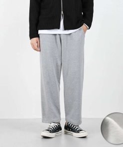 벤티브 기모남자 무지와이드 트레이닝 밴딩 팬츠