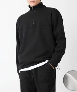 벤티브 기모남자 헤비아노락 무지 오버핏 티셔츠