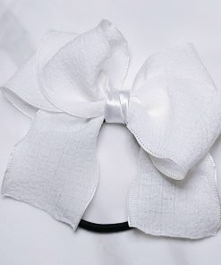 리본 머리끈 살랑 프릴 헤어끈